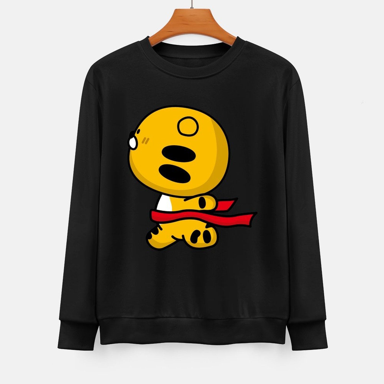 Front Patterned Long Sleeve TopHeavyweight Heritage